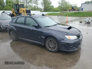 2014 Subaru WRX WRX Premium with VIN JF1GR7E68EG232022, listed as a Copart auction lot 56295655 with 91,246 mi miles and Salvage title. Bid and sale history available at DreamBid. Image 4.