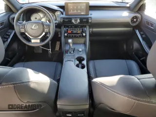 2024 Lexus IS with VIN JTHC81F23R5053973, listed as a Copart auction lot 46417165 with 848 mi miles and Salvage Title. Bid and sale history available at carsss.com. Image 8.