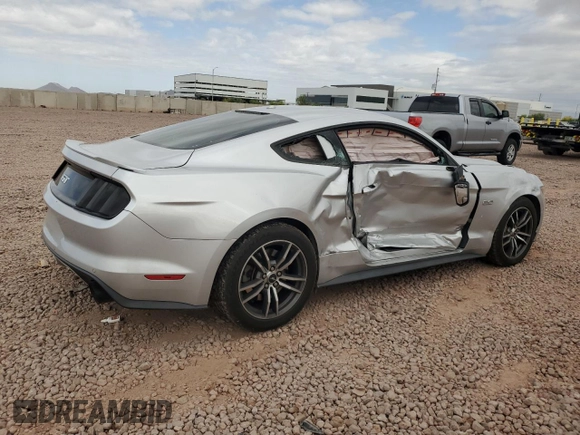 2017 Ford Mustang GT z VIN 1FA6P8CF7H5236623, wystawiony jako Copart lot #53668165 z przebiegiem 135 065 mil mil oraz Szkoda całkowita • Salvage title. Historia ofert i sprzedaży dostępna na DreamBid. Obrazek 3.