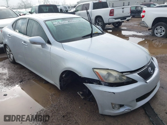2009 Lexus IS with VIN JTHCK262295032037, listed as a IAAI auction lot 41883903 with 232,757 mi miles. Bid and sale history available at carsss.com. Image 1.