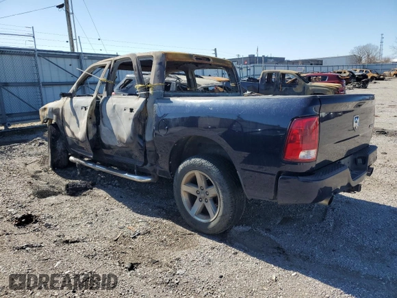2012 Ram 1500 Express with VIN 1C6RD7KT3CS214895, listed as a Copart auction lot 47806735 with Not provided miles and Salvage title. Bid and sale history available at DreamBid. Image 2.