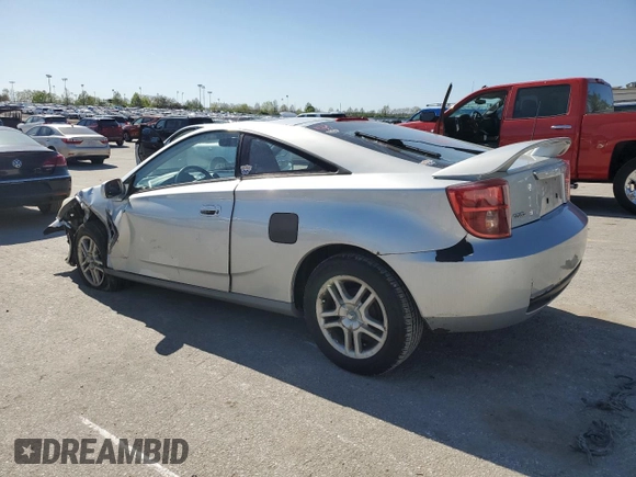 2003 Toyota Celica GT with VIN JTDDR32T730162812, listed as a Copart auction lot 53166595 with 185,433 mi miles and Salvage Title. Bid and sale history available at carsss.com. Image 2.