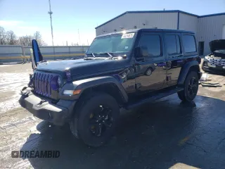 2022 Jeep Wrangler Unlimited Sport S z VIN 1C4HJXDG7NW158369, wystawiony jako Copart lot #46254675 z przebiegiem 33 176 mil mil oraz Szkoda całkowita • Salvage title. Historia ofert i sprzedaży dostępna na DreamBid. Obrazek 1.