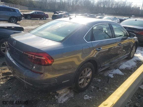 2017 Volkswagen Passat 1.8T S with VIN 1VWAT7A3XHC033558, listed as a Copart auction lot 42109905 with 140,204 mi miles and Salvage Title. Bid and sale history available at carsss.com. Image 3.