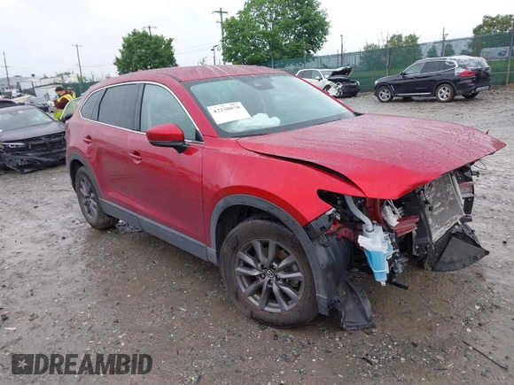 2022 Mazda CX-9 Touring with VIN JM3TCBCY9N0613508, listed as a IAAI auction lot 42258870 with 46,911 mi miles and . Bid and sale history available at DreamBid. Image 1.