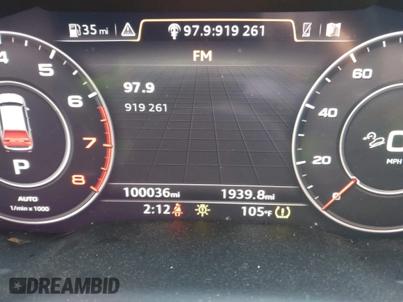 2019 Audi Q7 Premium Plus with VIN WA1LAAF70KD024096, listed as a IAAI auction lot 42564341 with 100,036 mi miles and . Bid and sale history available at DreamBid. Image 15.