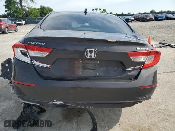 2018 Honda Accord EX with VIN 1HGCV1F48JA102920, listed as a Copart auction lot 61797325 with 59,042 mi miles and Salvage title. Bid and sale history available at DreamBid. Image 6.