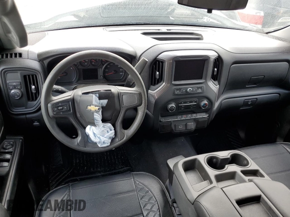 2020 Chevrolet Silverado 1500 Custom with VIN 1GCRWBEHXLZ283202, listed as a Copart auction lot 68265164 with 20,631 mi miles and Salvage Title. Bid and sale history available at carsss.com. Image 8.