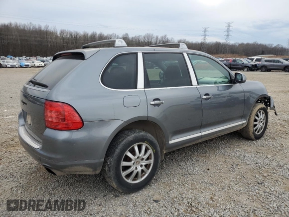 2006 Porsche Cayenne with VIN WP1AA29P46LA20190, listed as a Copart auction lot 42407845 with 107,141 mi miles and Salvage Title. Bid and sale history available at carsss.com. Image 3.