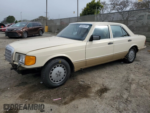 1989 Mercedes-Benz 300 with VIN WDBCA24D2KA430787, listed as a Copart auction lot 50655785 with 145,064 mi miles and Salvage Title. Bid and sale history available at DreamBid. Image 1.