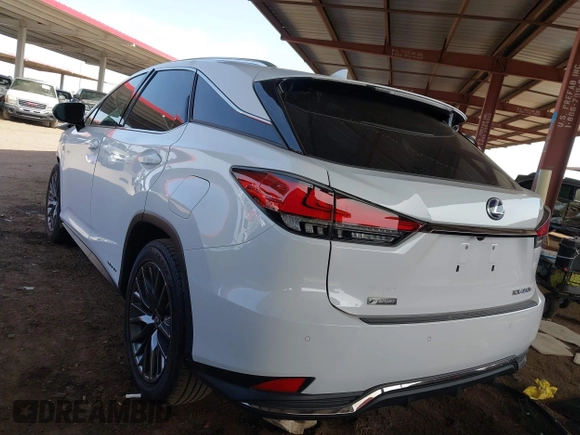 2020 Lexus RX with VIN 2T2YGMDA3LC053581, listed as a IAAI auction lot 41702200 with 59,782 mi miles. Bid and sale history available at carsss.com. Image 3.