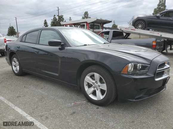 2013 Dodge Charger SE with VIN 2C3CDXBG1DH550348, listed as a Copart auction lot 53571775 with 154,665 mi miles and Salvage Title. Bid and sale history available at carsss.com. Image 4.