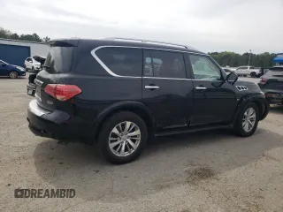2017 Infiniti QX80 z VIN JN8AZ2NF3H9644462, wystawiony jako Copart lot #50881475 z przebiegiem 162 826 mil mil oraz Szkoda całkowita • Salvage title. Historia ofert i sprzedaży dostępna na DreamBid. Obrazek 3.
