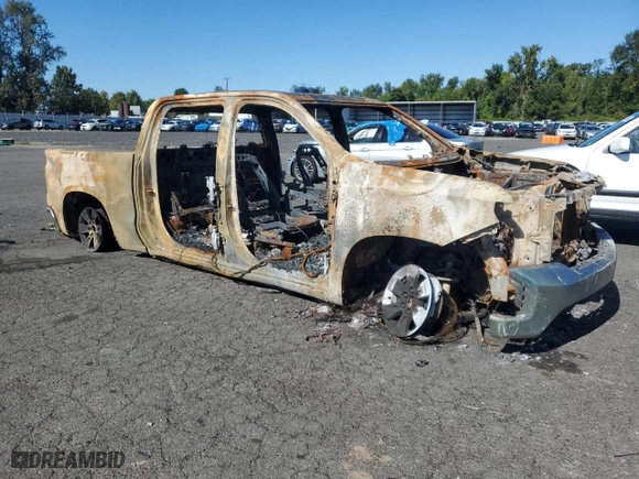 2019 Chevrolet Silverado 1500 LT with VIN 3GCPWCEK9KG136179, listed as a Copart auction lot 73472814 with 0 mi miles and Salvage Title. Bid and sale history available at carsss.com. Image 4.