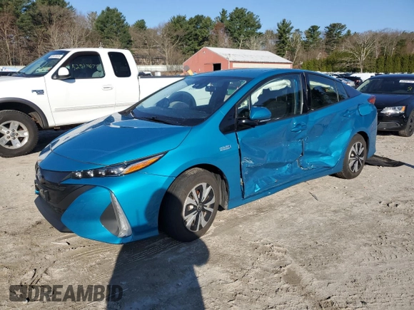 2017 Toyota Prius Plus with VIN JTDKARFP2H3024633, listed as a Copart auction lot 52648755 with 89,816 mi miles and Salvage Title. Bid and sale history available at DreamBid. Image 1.