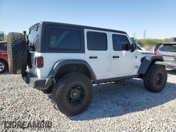 2022 Jeep Wrangler Unlimited Rubicon z VIN 1C4HJXFN2NW212592, wystawiony jako Copart lot #53071895 z przebiegiem 49 986 mil mil oraz Szkoda całkowita • Salvage title. Historia ofert i sprzedaży dostępna na DreamBid. Obrazek 3.