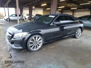 2018 Mercedes-Benz C 300 with VIN WDDWK4JB4JF616932, listed as a Copart auction lot 82574154 with 87,768 mi miles and Salvage Title. Bid and sale history available at DreamBid. Image 1.