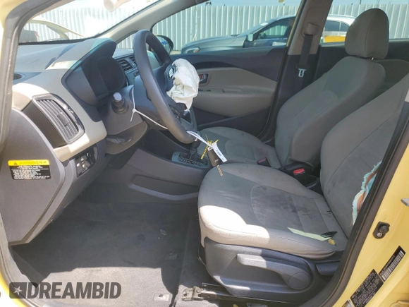 2016 Kia Rio LX with VIN KNADM4A38G6531473, listed as a Copart auction lot 64655924 with 99,744 mi miles and Salvage Title. Bid and sale history available at carsss.com. Image 7.