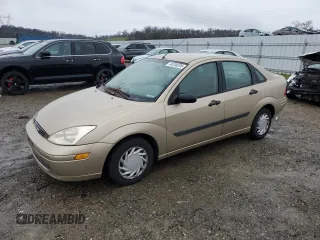 2001 Ford Focus LX with VIN 1FAFP33P51W267171, listed as a Copart auction lot 44200295 with 215,015 mi miles and Salvage Title. Bid and sale history available at carsss.com. Image 1.
