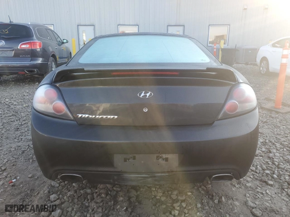 2008 Hyundai Tiburon GS with VIN KMHHM66D38U294739, listed as a Copart auction lot 82138854 with 170,361 mi miles and Clean Title. Bid and sale history available at carsss.com. Image 6.