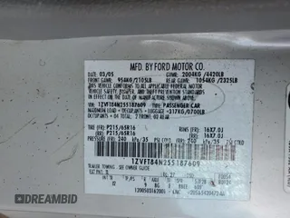 2005 Ford Mustang Deluxe с VIN 1ZVFT84N255187609, выставлен на аукционе Copart как лот 59868975 с пробегом Не указан миль и Чистый • Clean title. История ставок и продаж доступна на DreamBid. Изображение 12.