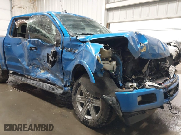 2019 Ford F-150 XL with VIN 1FTEW1E43KKE79396, listed as a IAAI auction lot 41706258 with 35,839 mi miles. Bid and sale history available at carsss.com. Image 6.