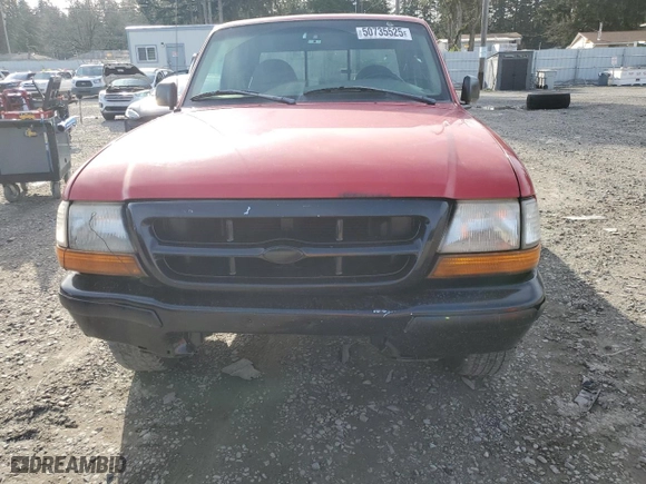 1998 Ford Ranger XL with VIN 1FTYR14C6WPA98731, listed as a Copart auction lot 50735525 with 254,156 mi miles and Salvage Title. Bid and sale history available at carsss.com. Image 7.