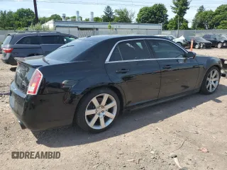 2012 Chrysler 300 SRT8 with VIN 2C3CCAFJ6CH800641, listed as a Copart auction lot 61313094 with 107,426 mi miles and Salvage Title. Bid and sale history available at carsss.com. Image 3.
