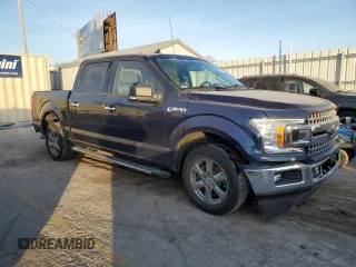 2020 Ford F-150 XL with VIN 1FTEW1C5XLKD88512, listed as a Copart auction lot 87431264 with 40,504 mi miles and Salvage Title. Bid and sale history available at carsss.com. Image 4.