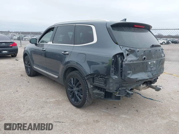 2020 Kia Telluride SX with VIN 5XYP5DHC9LG028738, listed as a IAAI auction lot 41577464 with 123,455 mi miles and . Bid and sale history available at DreamBid. Image 3.