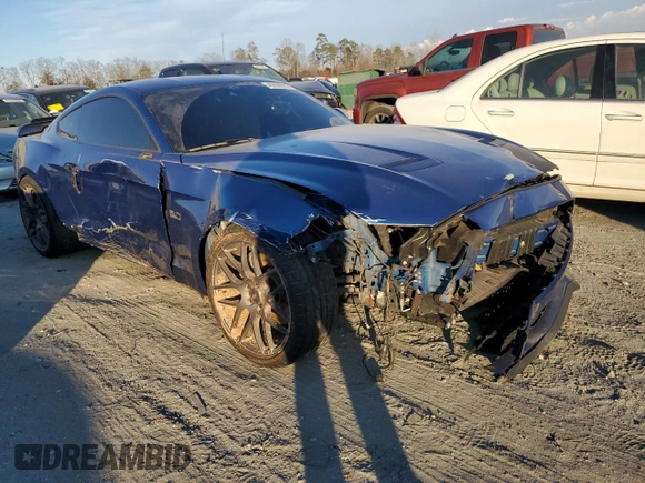 2023 Ford Mustang GT with VIN 1FA6P8CF5P5300589, listed as a Copart auction lot 45936615 with 36,954 mi miles and Salvage title. Bid and sale history available at DreamBid. Image 4.