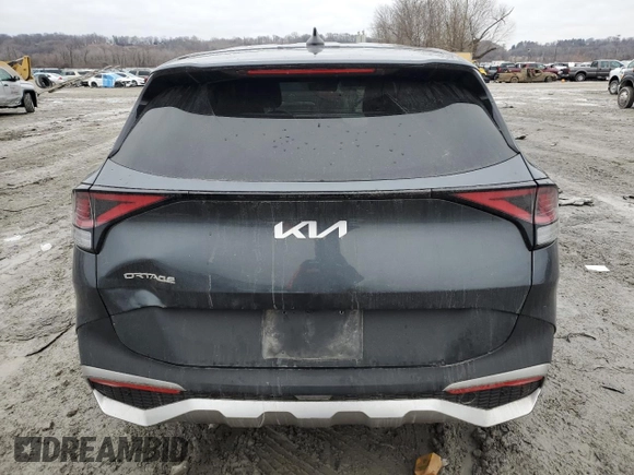 2023 Kia Sportage LX with VIN KNDPU3AF3P7048357, listed as a Copart auction lot 44931515 with 130,972 mi miles and Salvage Title. Bid and sale history available at carsss.com. Image 6.