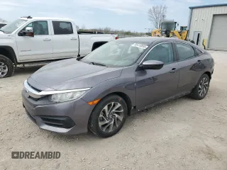 2016 Honda Civic EX with VIN 19XFC2F72GE093543, listed as a Copart auction lot 50415855 with 91,541 mi miles and Salvage Title. Bid and sale history available at DreamBid. Image 1.