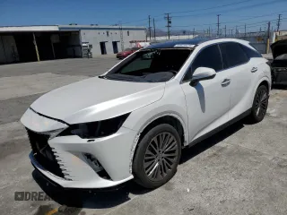 2023 Lexus RX 350 with VIN 2T2BAMCA9PC009132, listed as a Copart auction lot 60628475 with 58,228 mi miles and Salvage title. Bid and sale history available at DreamBid. Image 1.