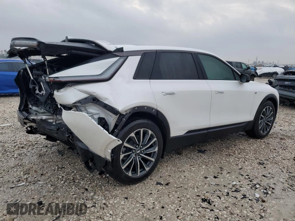 2024 Cadillac LYRIQ Sport z VIN 1GYKPTRK3RZ114328, wystawiony jako Copart lot #44822765 z przebiegiem 14 338 mil mil oraz Tytuł czysty. Historia ofert i sprzedaży dostępna na DreamBid. Obrazek 3.