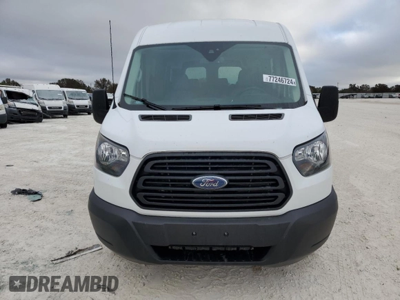 2019 Ford Transit Passenger XL with VIN 1FBAX2CM8KKB47530, listed as a Copart auction lot 77246724 with 3,276 mi miles and Non Repairable. Bid and sale history available at carsss.com. Image 5.