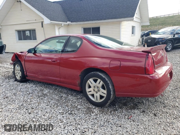 2007 Chevrolet Monte Carlo LT with VIN 2G1WK15KX79174753, listed as a Copart auction lot 79021084 with 180,360 mi miles and Salvage Title. Bid and sale history available at carsss.com. Image 2.