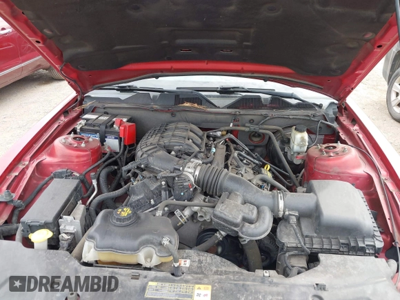 2012 Ford Mustang V6 Premium with VIN 1ZVBP8AM6C5262808, listed as a IAAI auction lot 41907866 with 121,630 mi miles. Bid and sale history available at carsss.com. Image 10.