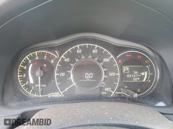 2015 Nissan Note S with VIN 3N1CE2CP4FL388710, listed as a Copart auction lot 53462655 with 93,737 mi miles and Salvage title. Bid and sale history available at DreamBid. Image 9.