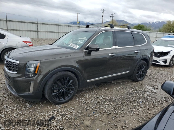 2020 Kia Telluride SX z VIN 5XYP5DHC2LG045185, wystawiony jako Copart lot #55133375 z przebiegiem 106 324 mil mil oraz Szkoda całkowita • Salvage title. Historia ofert i sprzedaży dostępna na DreamBid. Obrazek 1.