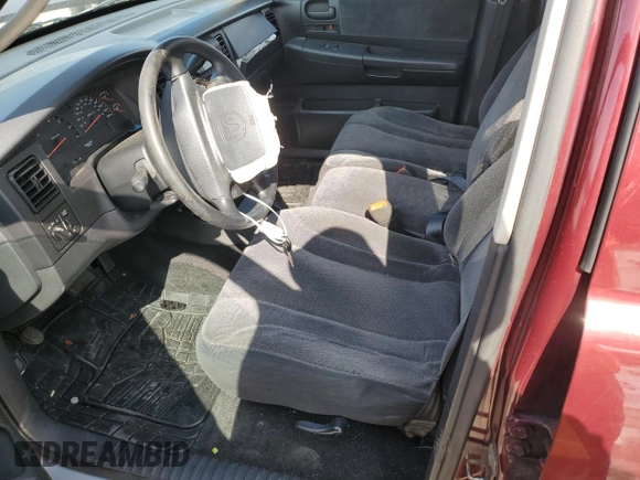 2003 Dodge Dakota SLT with VIN 1D7HL48N43S168353, listed as a Copart auction lot 51313975 with 213,540 mi miles and Salvage Title. Bid and sale history available at carsss.com. Image 7.