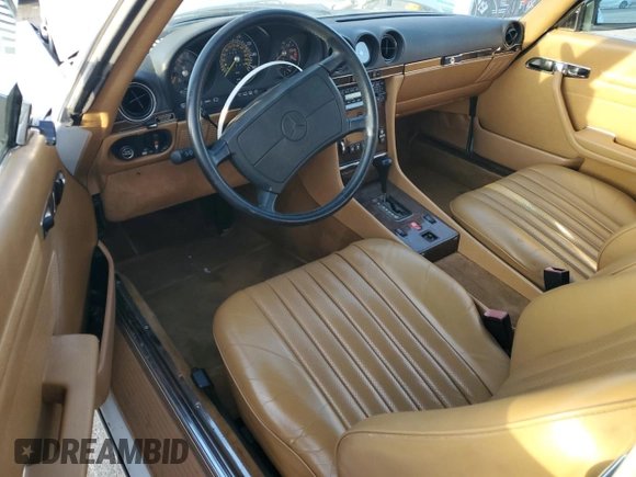 1989 Mercedes-Benz 560 Series 560SL with VIN WDBBA48D7KA100290, listed as a Copart auction lot 85049924 with 88,919 mi miles and Salvage Title. Bid and sale history available at carsss.com. Image 8.