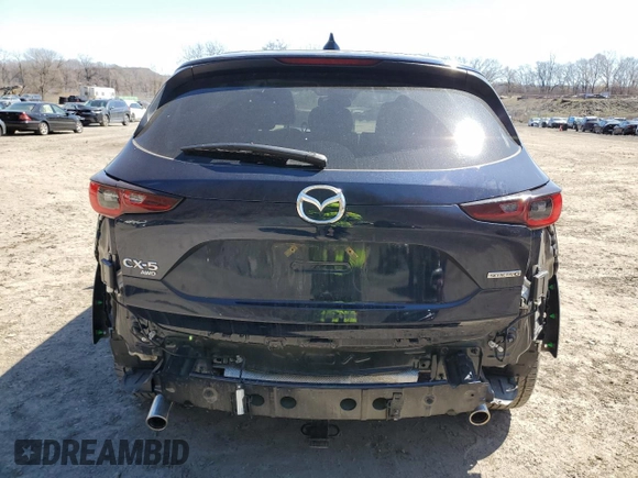 2022 Mazda CX-5 2.5 S Premium Plus Package with VIN JM3KFBEM6N0574048, listed as a Copart auction lot 52000625 with 21,039 mi miles and Salvage Title. Bid and sale history available at carsss.com. Image 6.