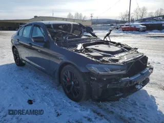 2023 BMW 5 Series 540i xDrive with VIN WBA73BJ09PWX96784, listed as a Copart auction lot 41781825 with Not Provided miles and Salvage Title. Bid and sale history available at carsss.com. Image 4.