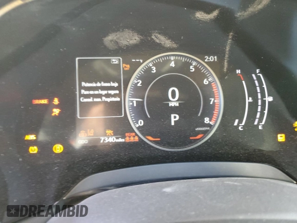 2023 Lexus RX 350 z VIN JTJCHMAA6P2008927, wystawiony jako Copart lot #58162815 z przebiegiem 7 340 mil mil oraz Szkoda całkowita • Salvage title. Historia ofert i sprzedaży dostępna na DreamBid. Obrazek 9.