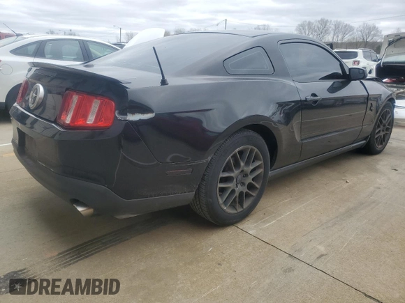2012 Ford Mustang Premium with VIN 1ZVBP8AM5C5251993, listed as a Copart auction lot 51277945 with 154,777 mi miles and Salvage title. Bid and sale history available at DreamBid. Image 3.