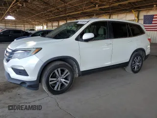 2017 Honda Pilot EX-L with VIN 5FNYF6H56HB076484, listed as a Copart auction lot 57819515 with 148,600 mi miles and Salvage title. Bid and sale history available at DreamBid. Image 1.