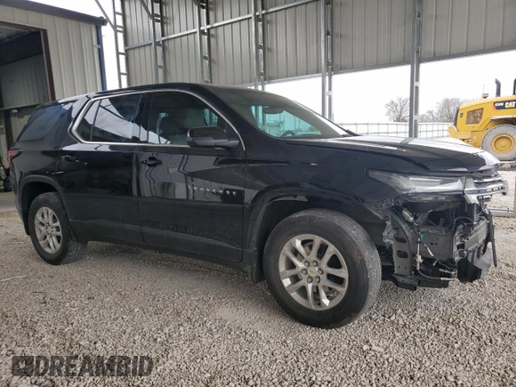 2022 Chevrolet Traverse LS with VIN 1GNERFKW2NJ101369, listed as a Copart auction lot 51094465 with 60,204 mi miles and Salvage Title. Bid and sale history available at carsss.com. Image 4.