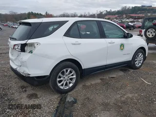 2019 Chevrolet Equinox LS with VIN 2GNAXHEV7K6196958, listed as a IAAI auction lot 41827710 with 108,738 mi miles. Bid and sale history available at carsss.com. Image 4.