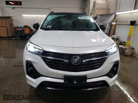 2020 Buick Encore GX Essence with VIN KL4MMGSL3LB088776, listed as a Copart auction lot 45129465 with 36,270 mi miles and Salvage title. Bid and sale history available at DreamBid. Image 5.